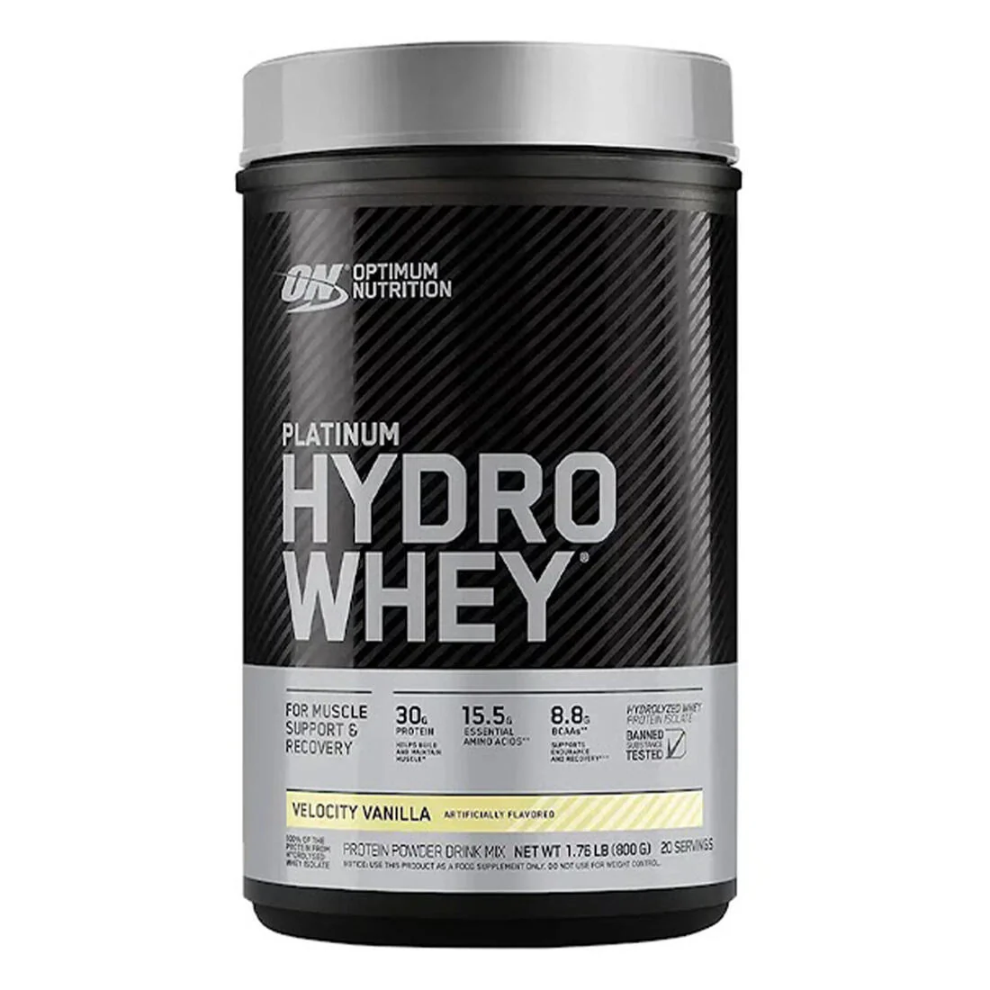 optimum hydro whey velocity vanilla flavor - 1.8 lb