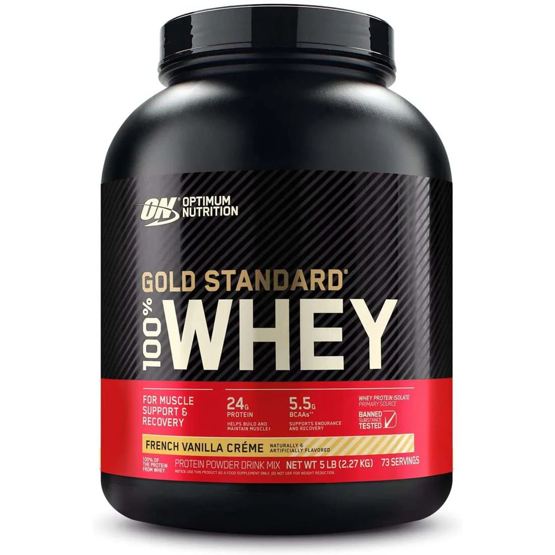 Optimum Nutrition Gold Standard Whey protein French Vanilla - 5lb