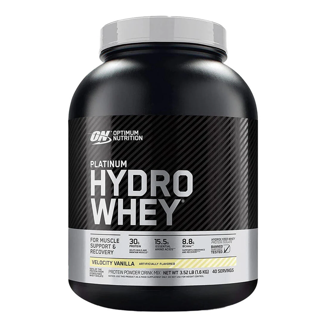 Optimum Nutrition Platinum Hydro Whey (3.5 lb) - Velocity Vanilla flavor