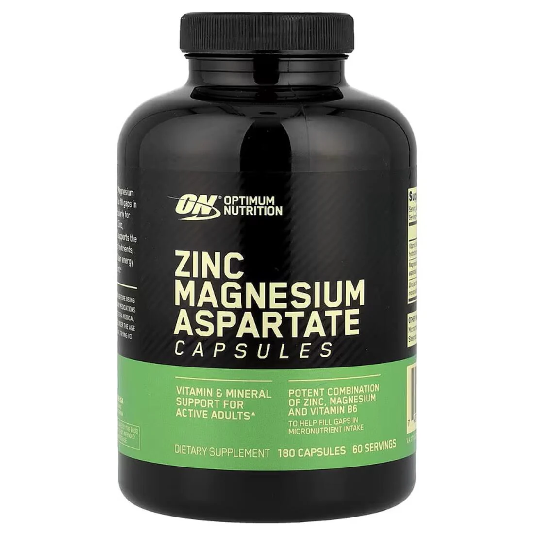 Optimum Nutrition Zinc Magnesium Aspartate 180 Capsules