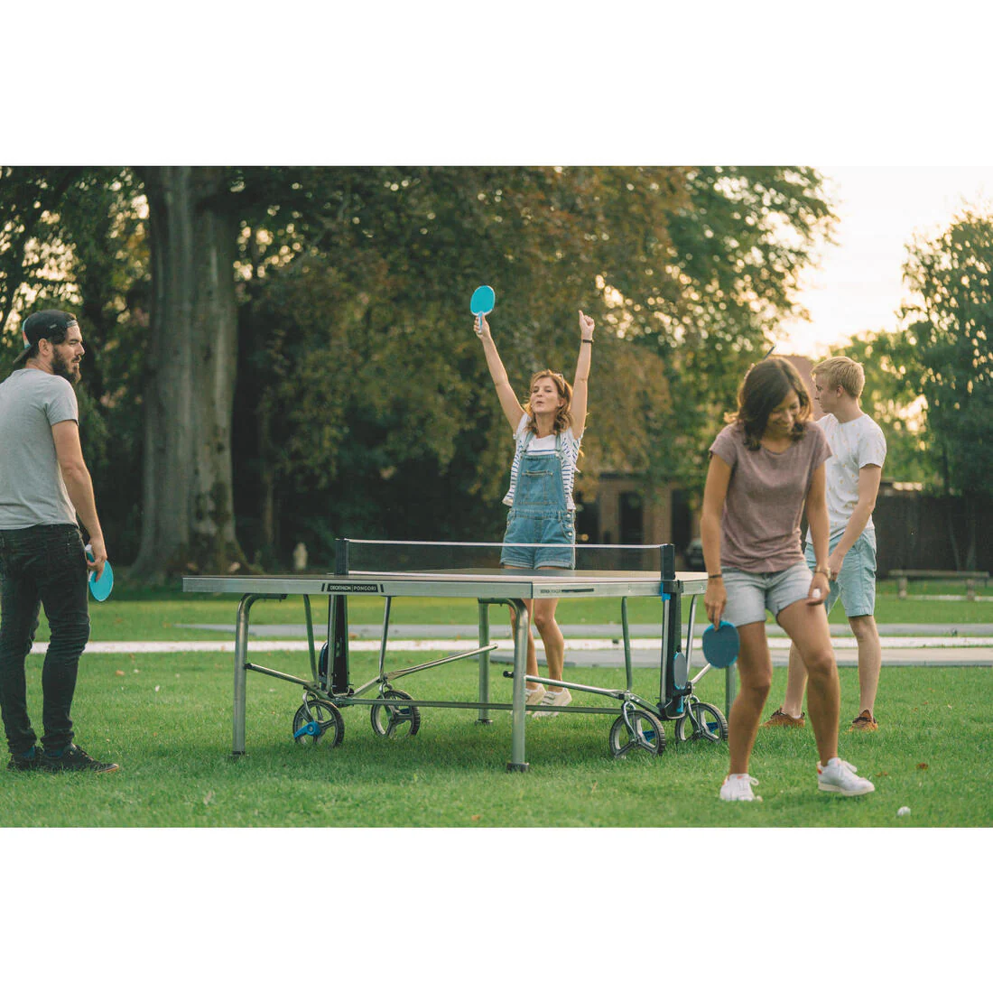 Outdoor Table Tennis Table PPT 900 - Grey - Image 13