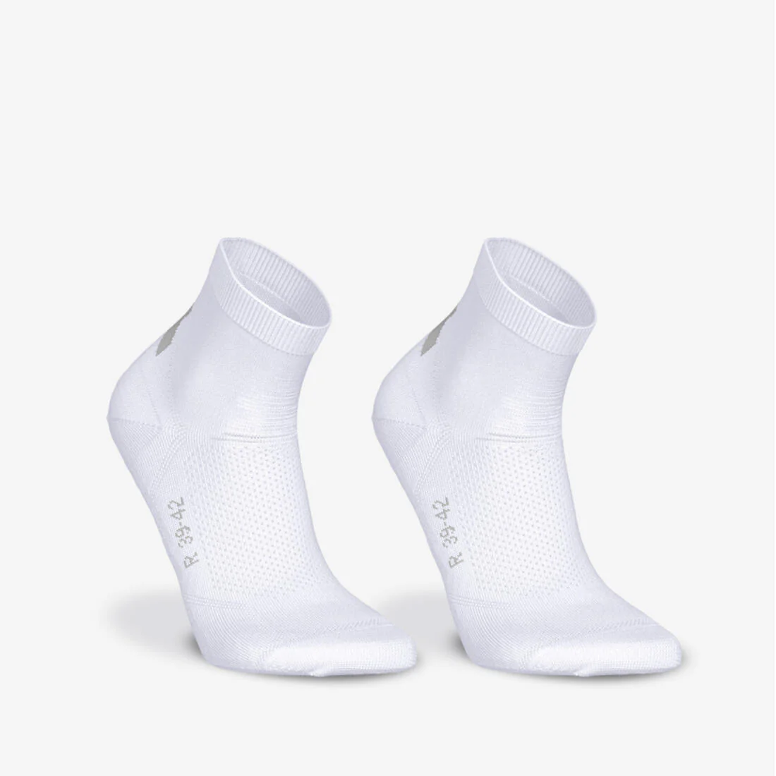 PACK OF 2 PAIRS OF RUN500 FINE CREW RUNNING SOCKS