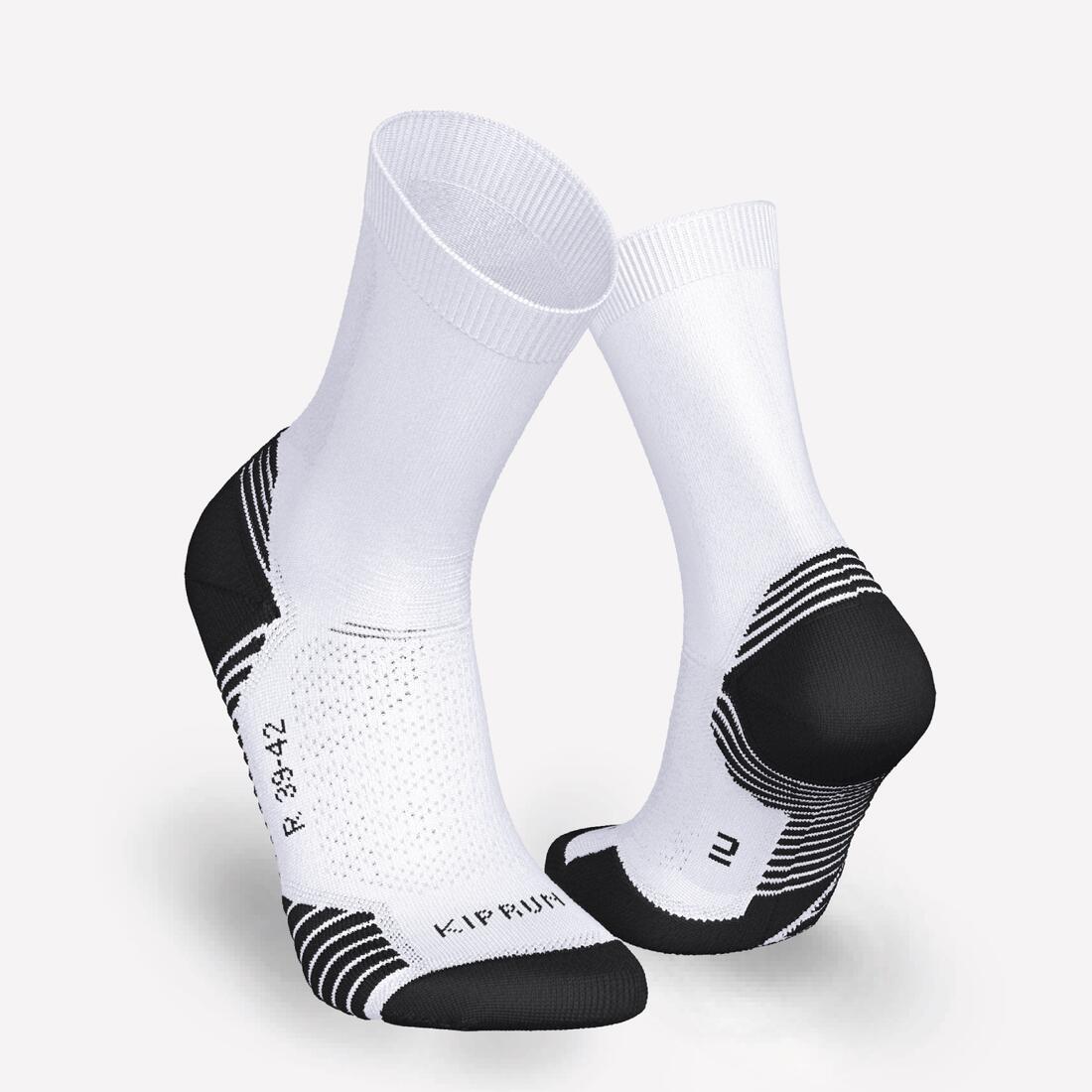 PACK OF 2 PAIRS OF RUN500 THICK MID-CALF RUNNING SOCKS - Image 2