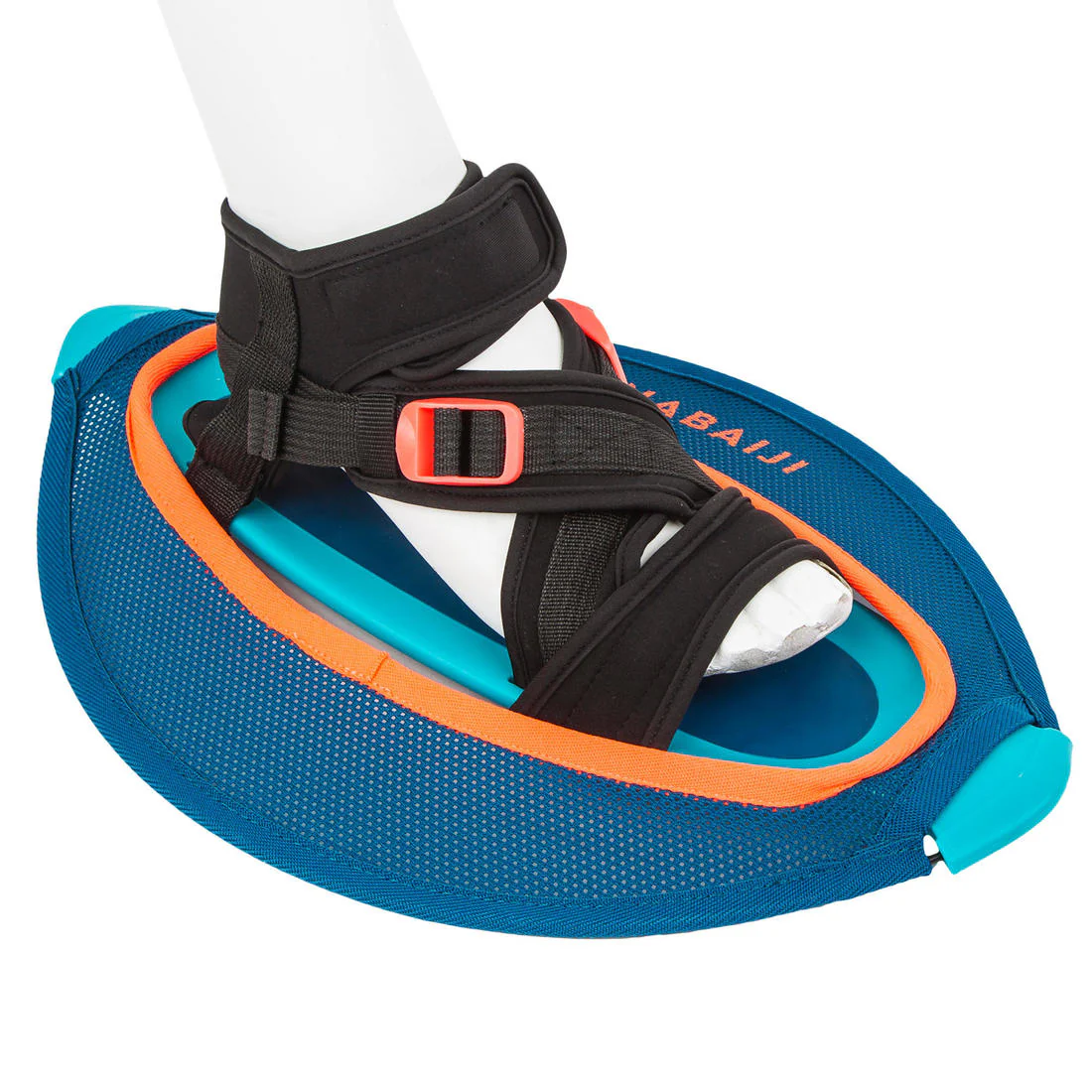 Pair of mesh aquatic dumbbells for aquafitness, Pullstep blue orange - Image 3
