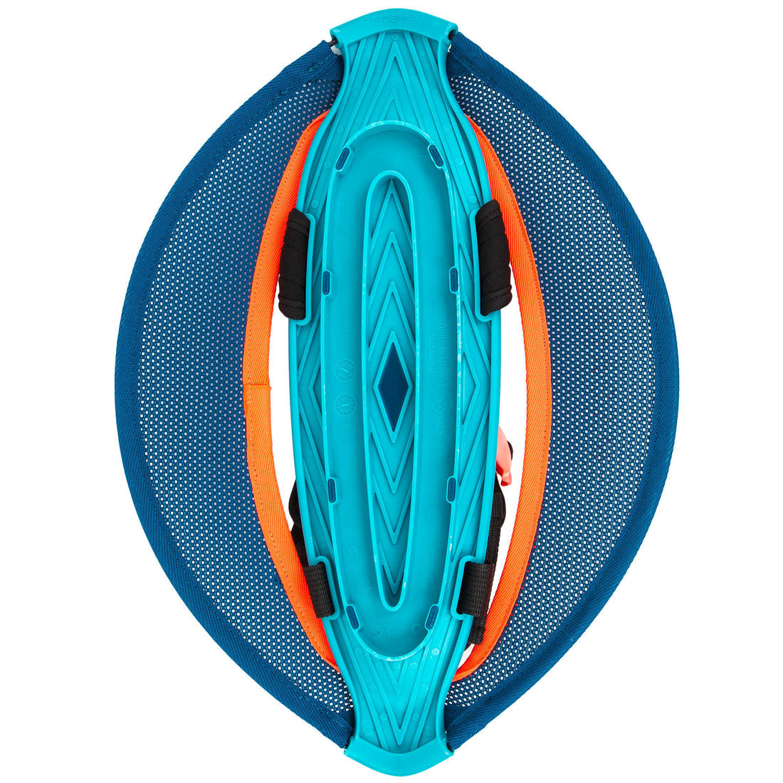 Pair of mesh aquatic dumbbells for aquafitness, Pullstep blue orange - Image 5