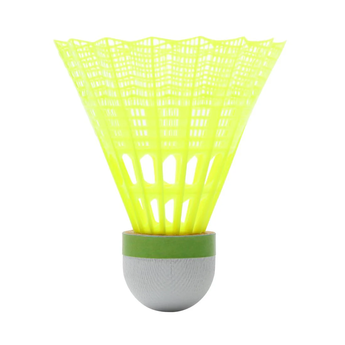Plastic shuttlecock psc 500 medium x 6 yellow - Image 9