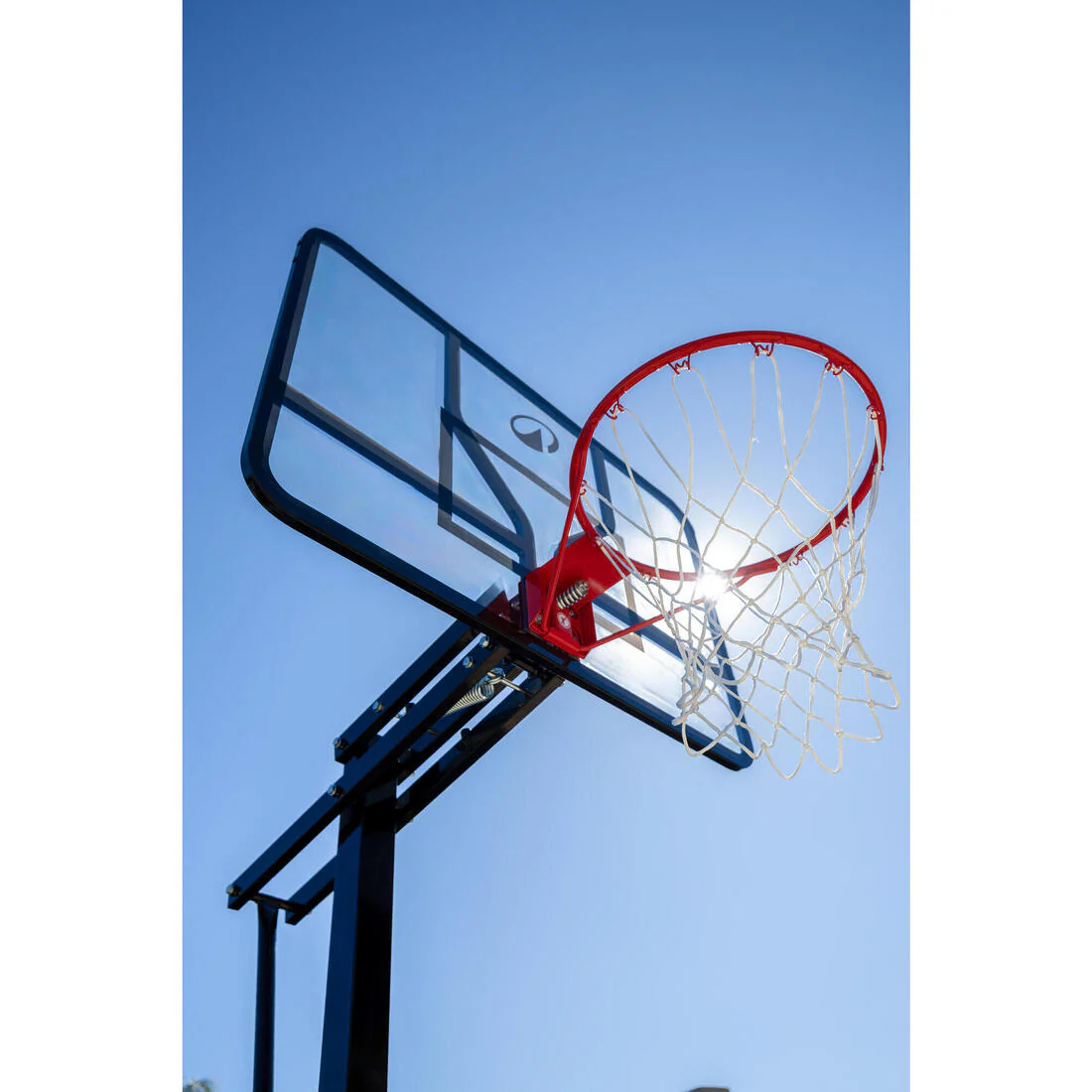Overhanging Basketball Hoop for Dunking, Height Adjustable 2.40m to 3.05m, B700 - Image 7
