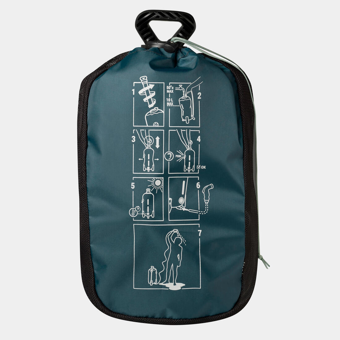 PRESSURE SOLAR CAMPING SHOWER - 10 LITRES - Image 4