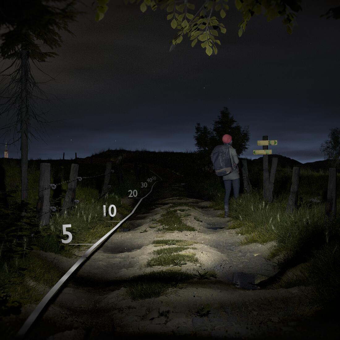 Rechargeable Head Torch - 120 lumen - HL100 USB - Image 4