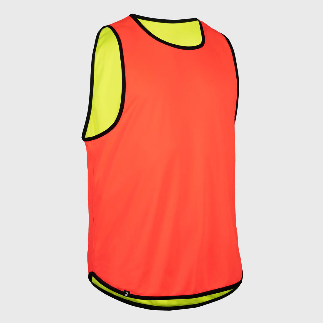 Reversible Rugby Bib R500 - Yellow/Orange - Image 2