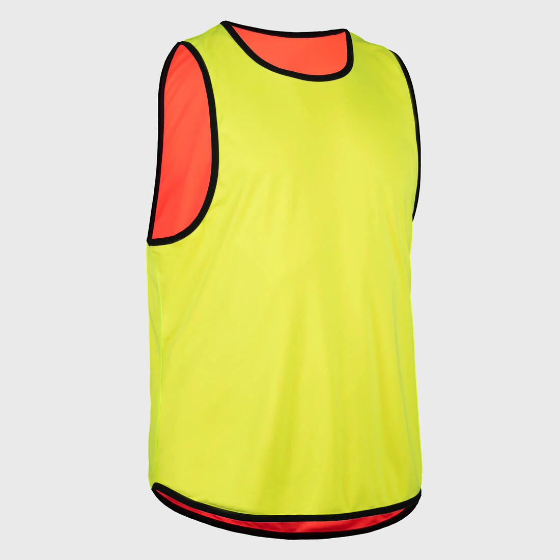 Reversible Rugby Bib R500 - Yellow/Orange - Image 3