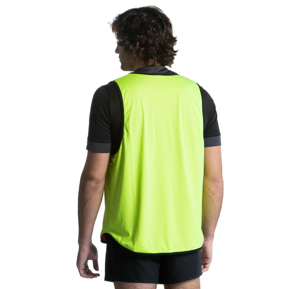 Reversible Rugby Bib R500 - Yellow/Orange - Image 6