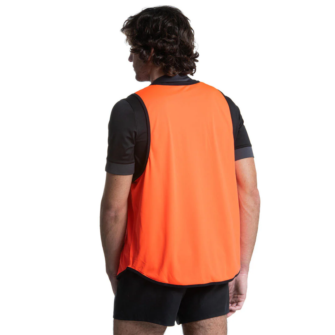 Reversible Rugby Bib R500 - Yellow/Orange - Image 8