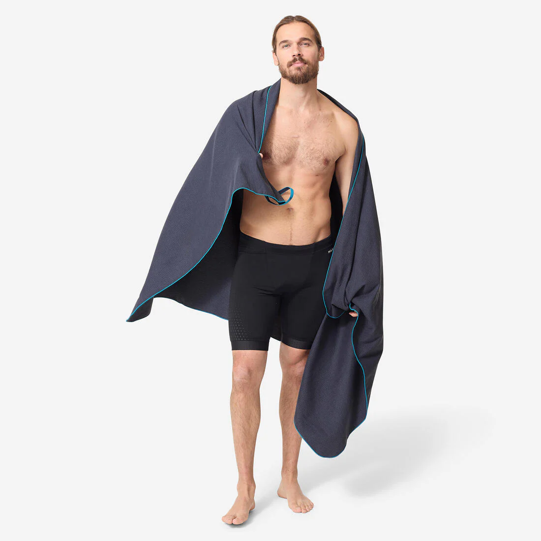 Ribbed microfibre bath towel, size XL 110 x 175 cm - Image 4