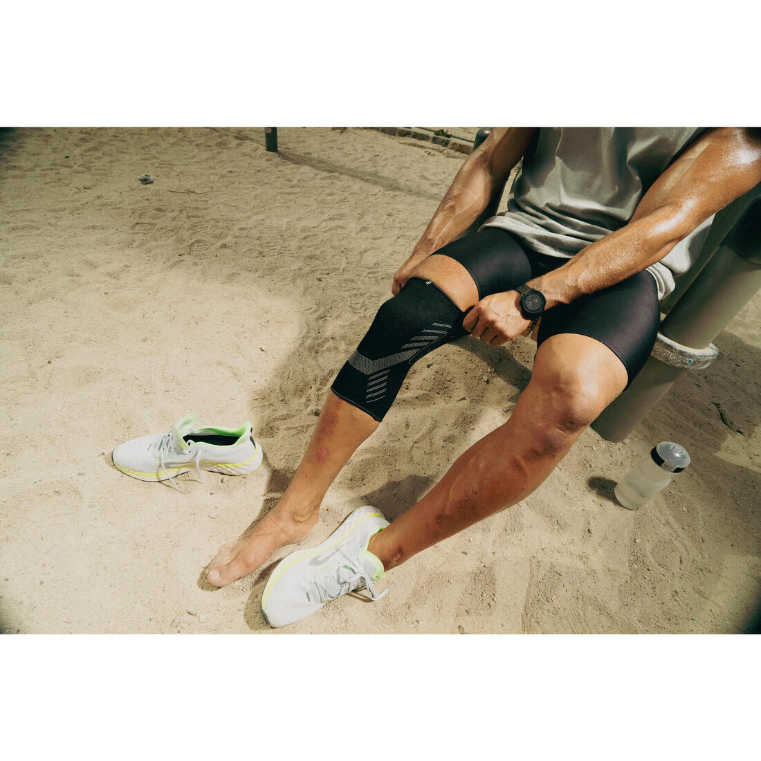 Right or left knee support with side reinforcements - Image 13