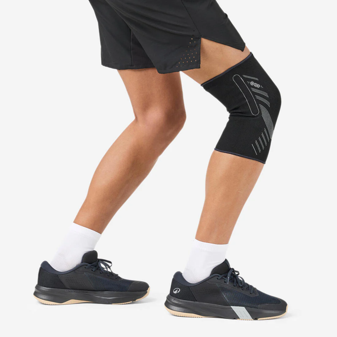 Right or left knee support with side reinforcements - Image 3