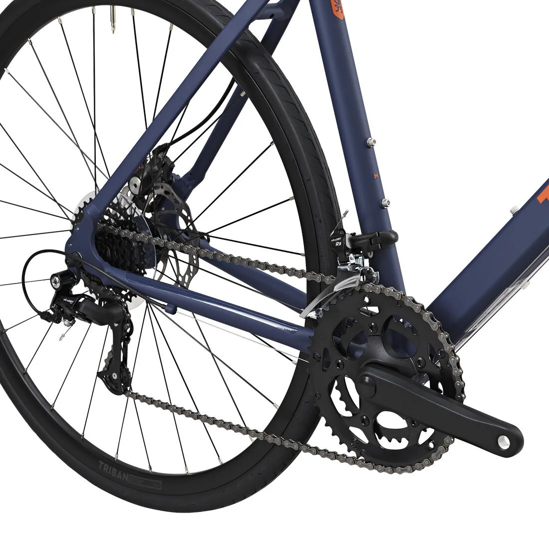 ROAD BIKE TRIBAN RC 120 DISC BRAKE - BLUE - Image 2