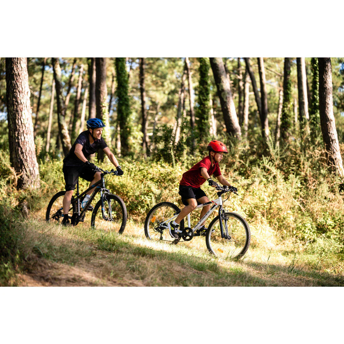 Rockrider ST 100 Kids' 24-Inch 9-12 Years Mountain Bike - White - Image 11