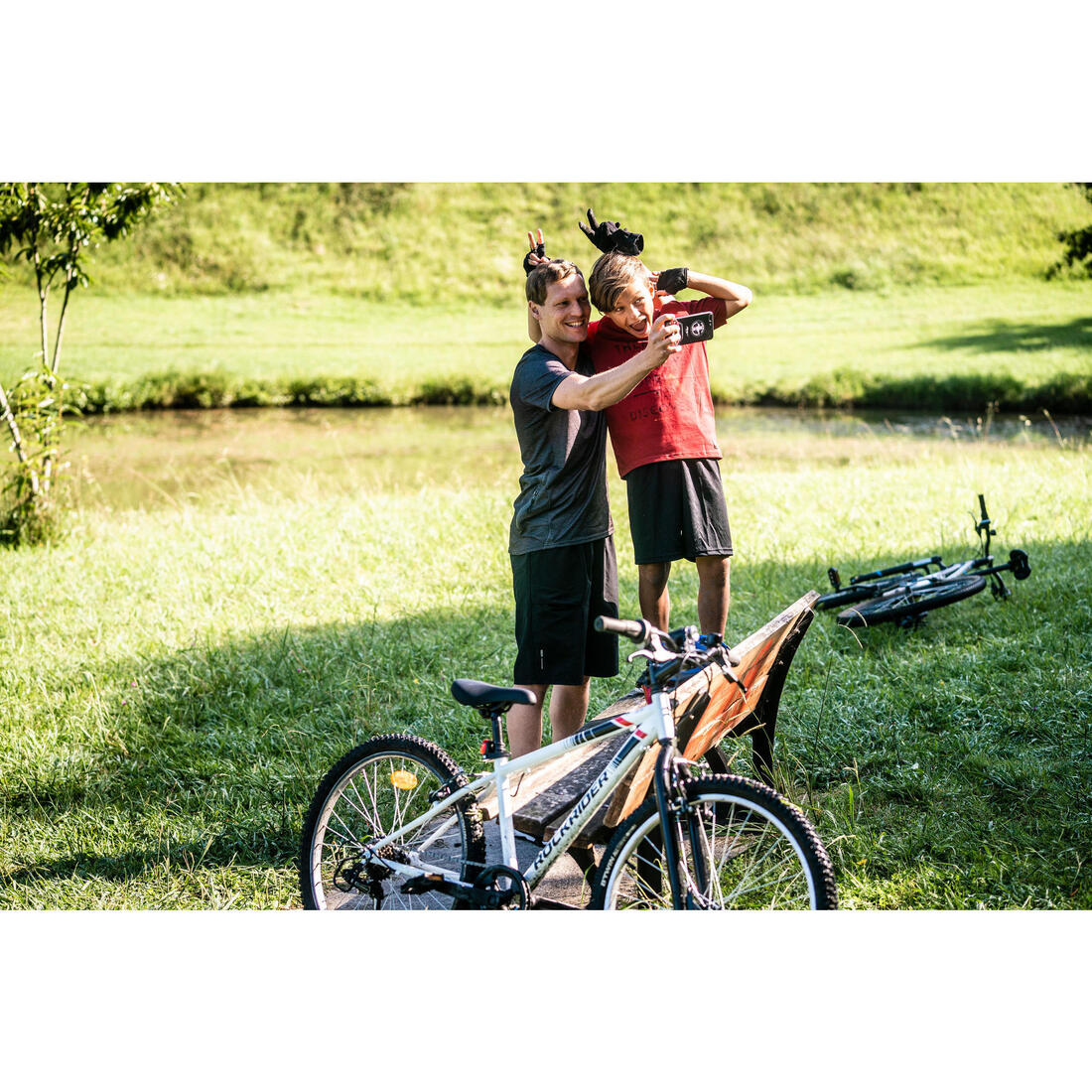 Rockrider ST 100 Kids' 24-Inch 9-12 Years Mountain Bike - White - Image 13