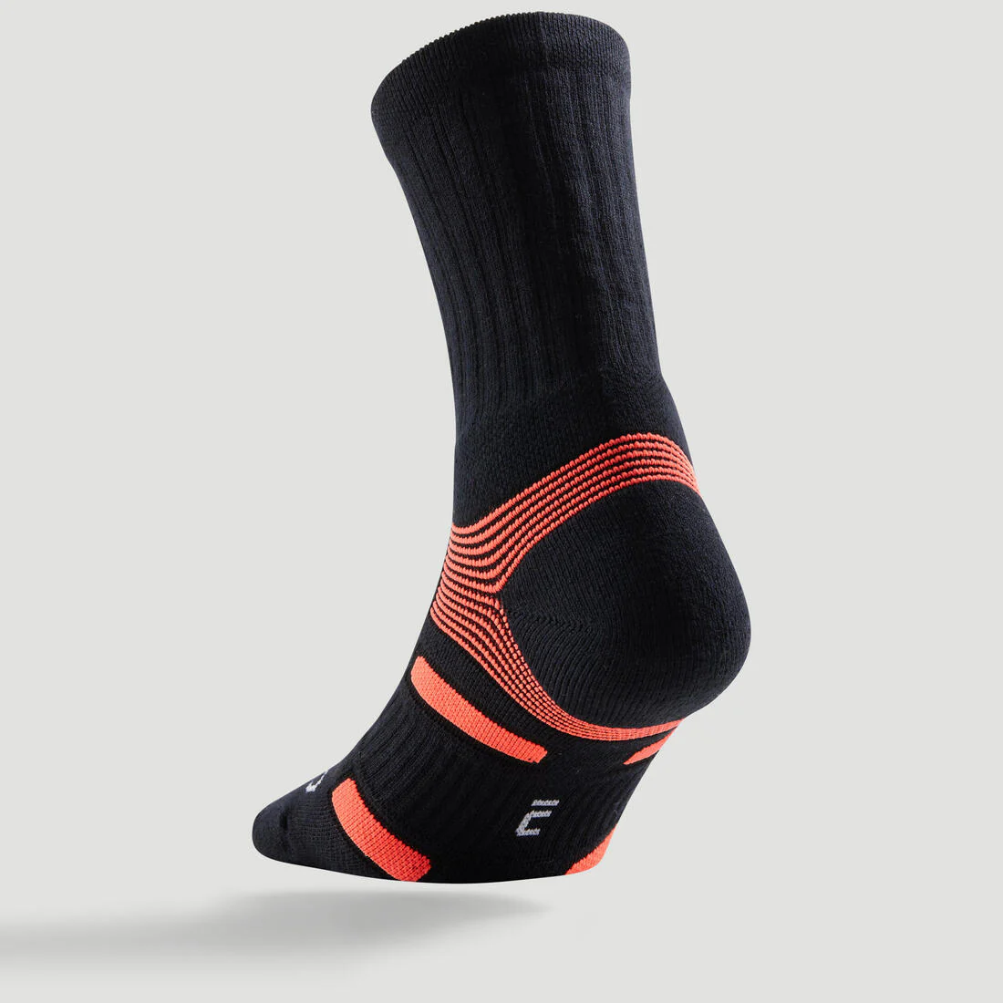 RS 560 High-Rise Sports Socks Tri-Pack - Black/Orange - Image 3