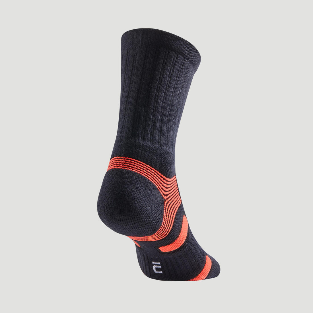RS 560 High-Rise Sports Socks Tri-Pack - Black/Orange - Image 4