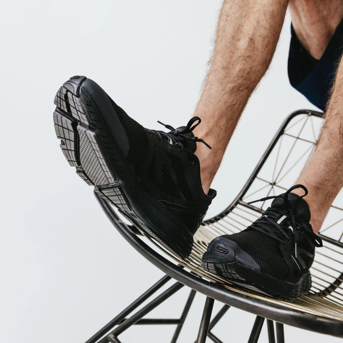 Run Comfort Men's Running Shoes - Black - Image 8