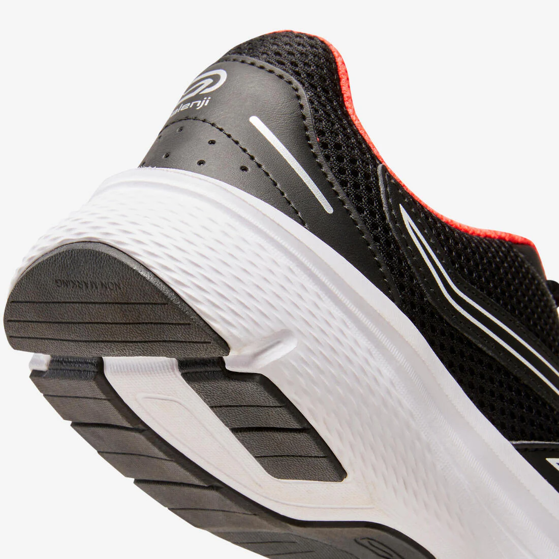 RUN CUSHION WOMEN'S RUNNING SHOES - BLACK/CORAL - Image 3