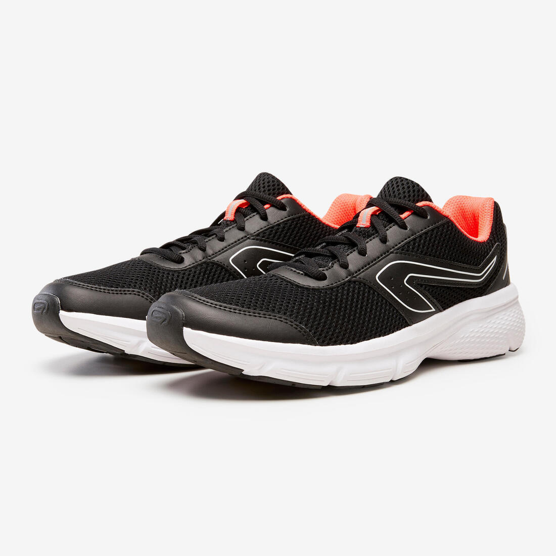 RUN CUSHION WOMEN'S RUNNING SHOES - BLACK/CORAL - Image 5