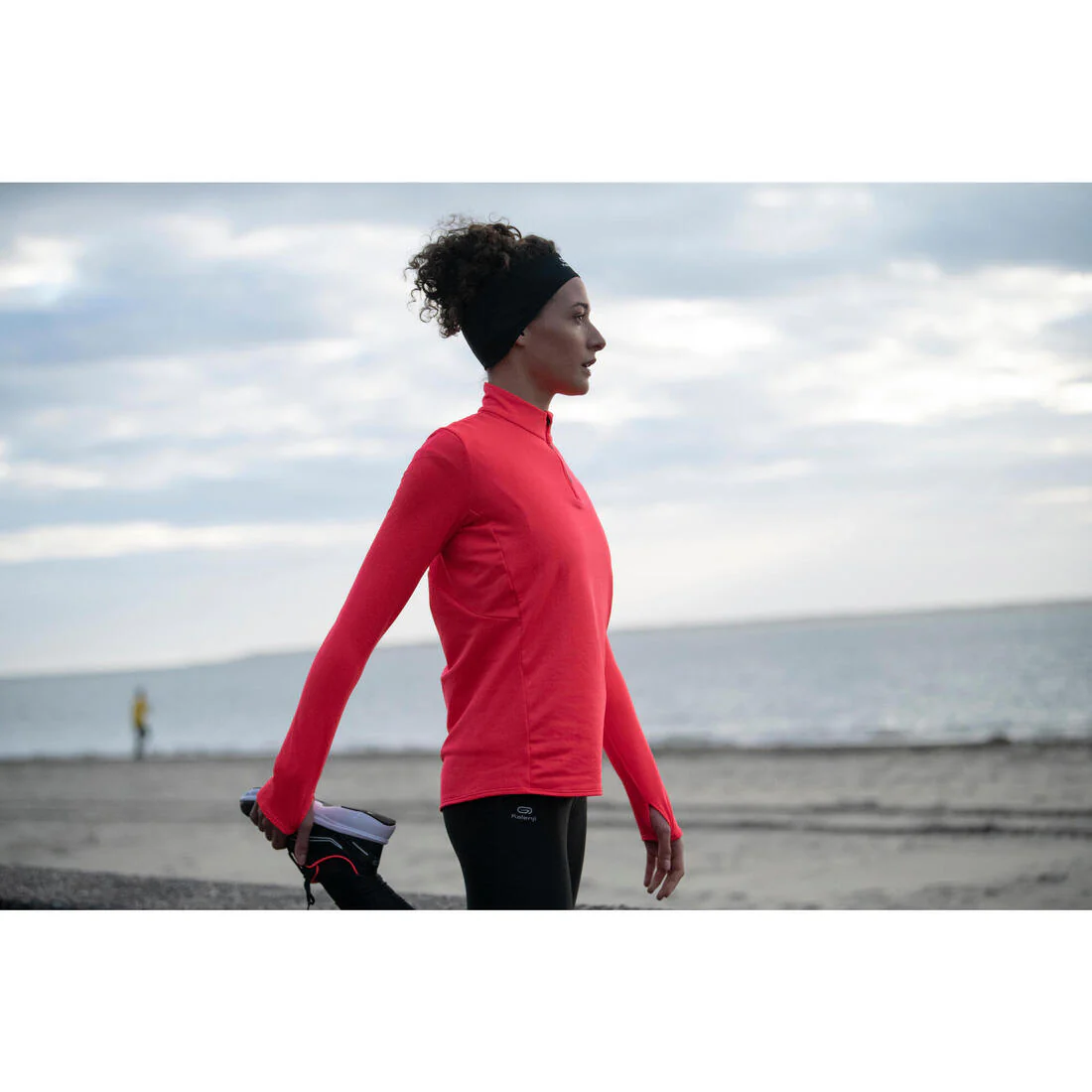 RUN CUSHION WOMEN'S RUNNING SHOES - BLACK/CORAL - Image 9