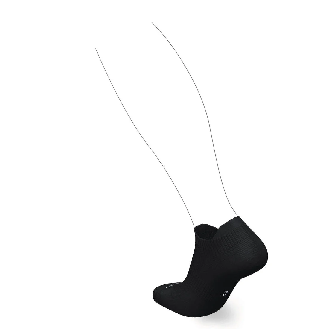 RUN500 INVISIBLE RUNNING SOCKS X2 - Image 7