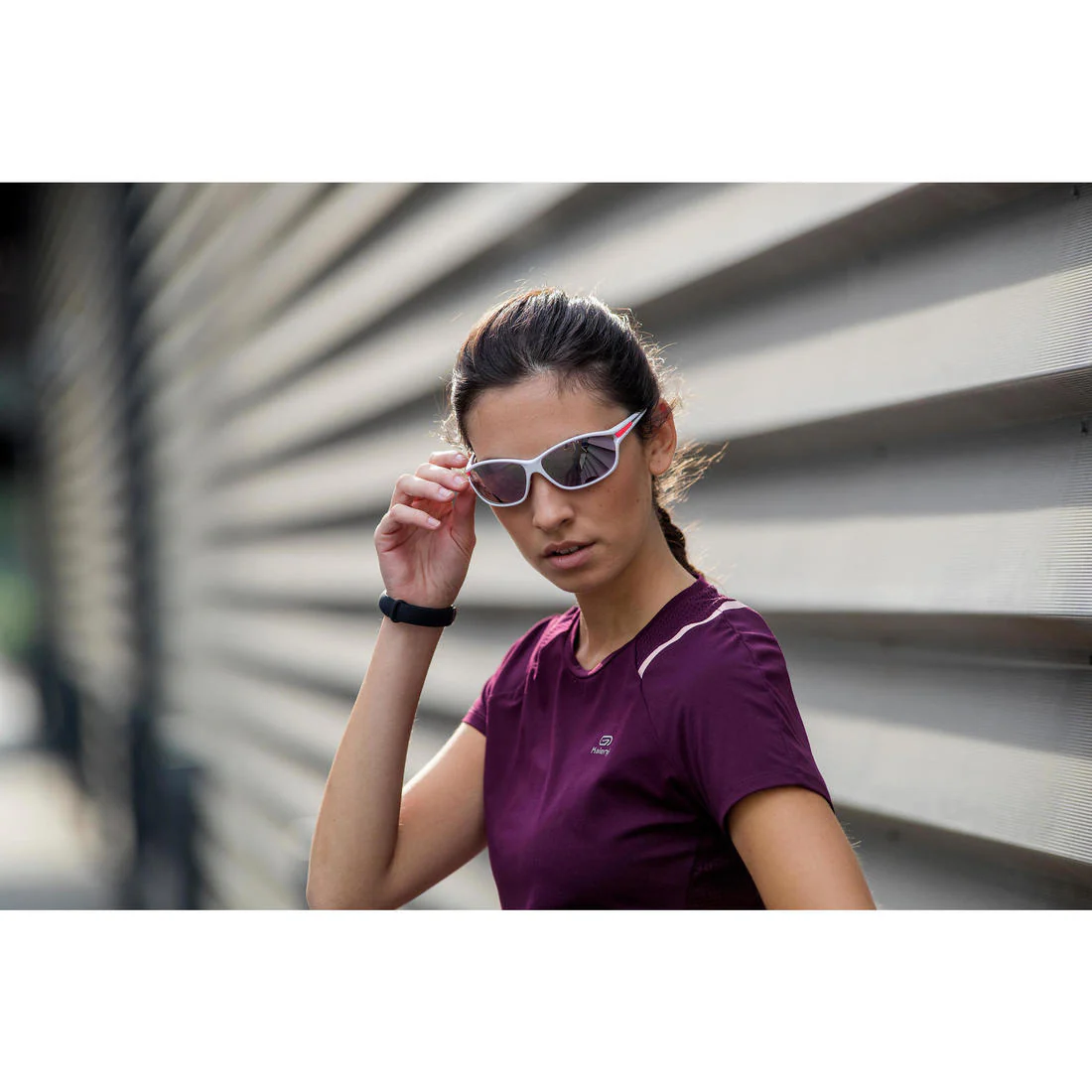RUNSTYLE ADULT CATEGORY 3 RUNNING GLASSES - GREY/PURPLE - Image 20