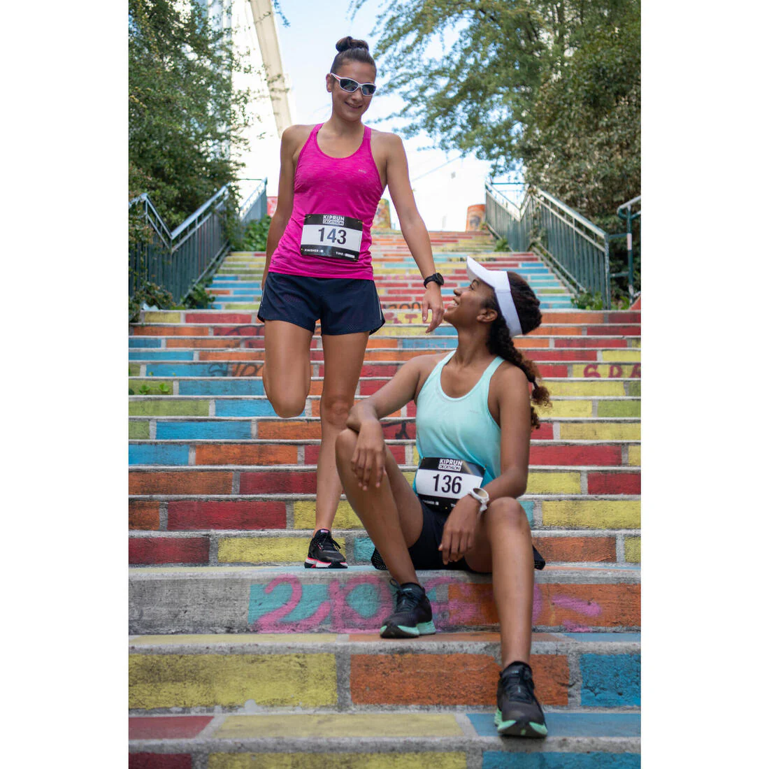 RUNSTYLE ADULT CATEGORY 3 RUNNING GLASSES - GREY/PURPLE - Image 9