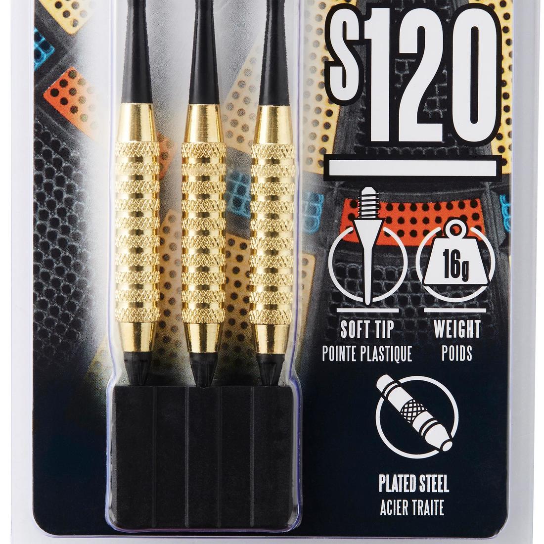 S120 Soft Tip Darts Tri-Pack - Image 5