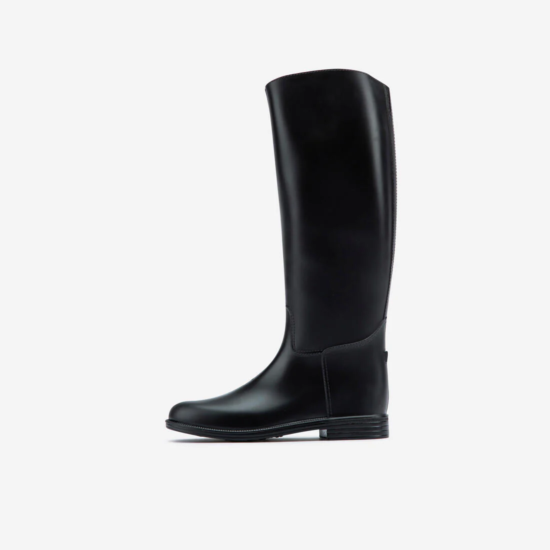Schooling Adult Horse Riding Long Boots - Black