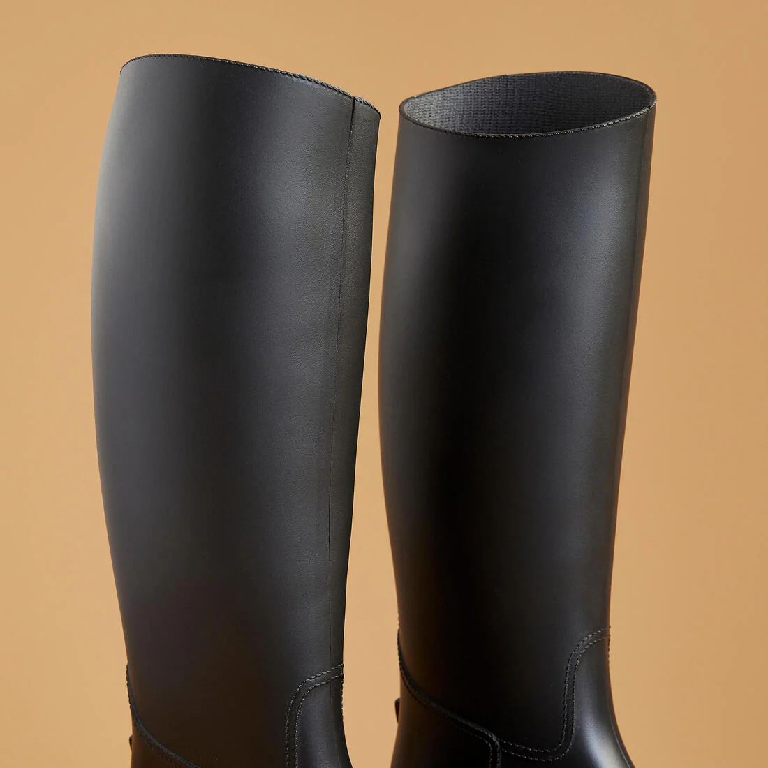 Schooling Adult Horse Riding Long Boots - Black - Image 3