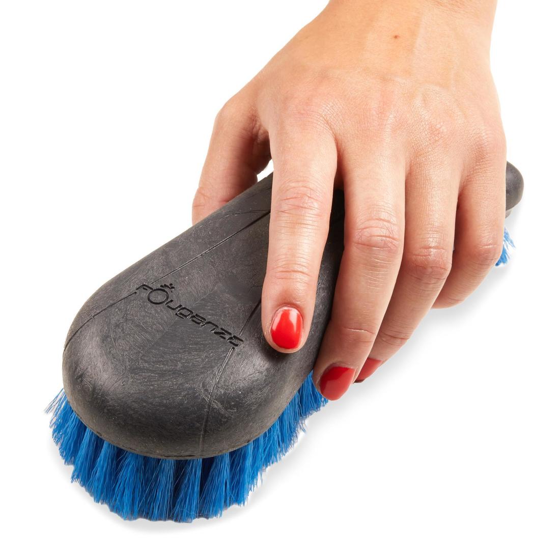 Schooling Horse Riding Soft Brush Large - Electric Blue - Image 3