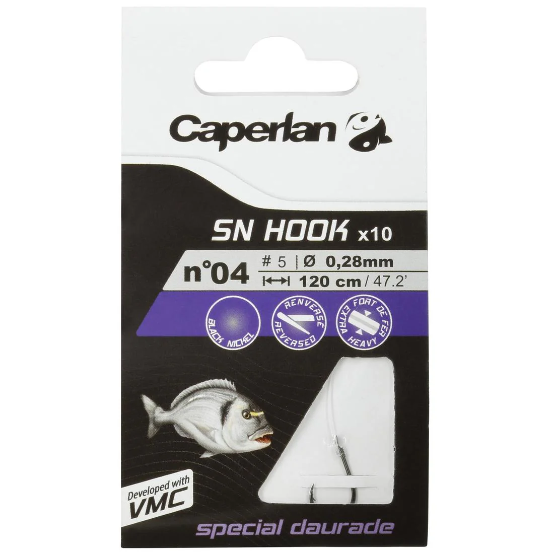 SEABREAM spade-end hooks to line for sea fishing - Image 8