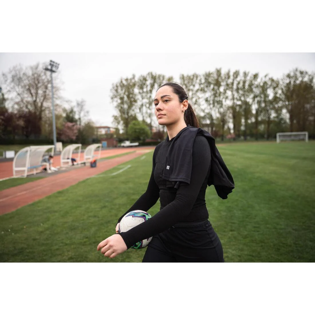 Seamless Long-Sleeved Thermal Football Base Layer Shirt Keepdry - Image 12