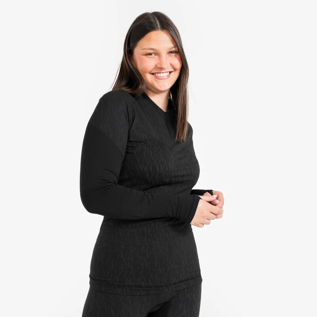Seamless Long-Sleeved Thermal Football Base Layer Shirt Keepdry - Image 4