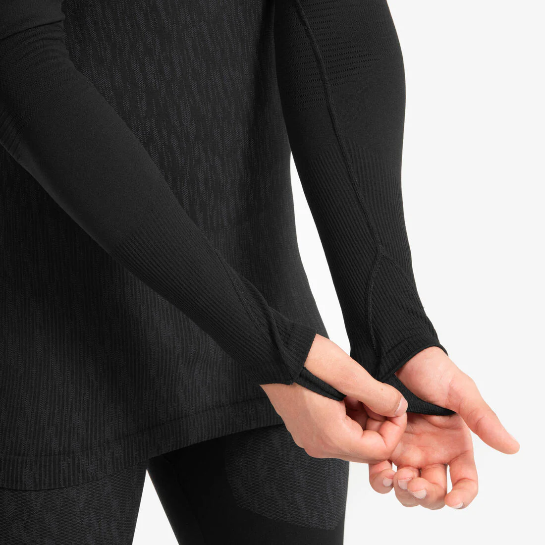 Seamless Long-Sleeved Thermal Football Base Layer Shirt Keepdry - Image 5