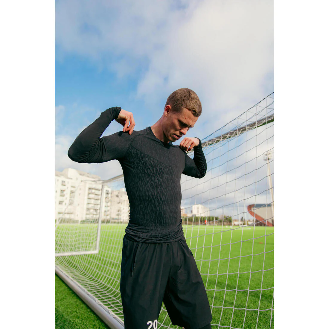 Seamless Long-Sleeved Thermal Football Base Layer Shirt Keepdry - Image 7