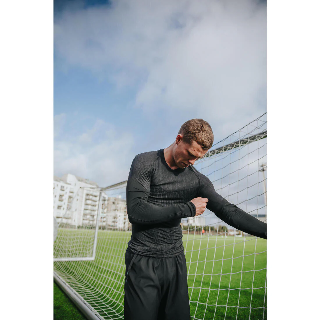 Seamless Long-Sleeved Thermal Football Base Layer Shirt Keepdry - Image 9