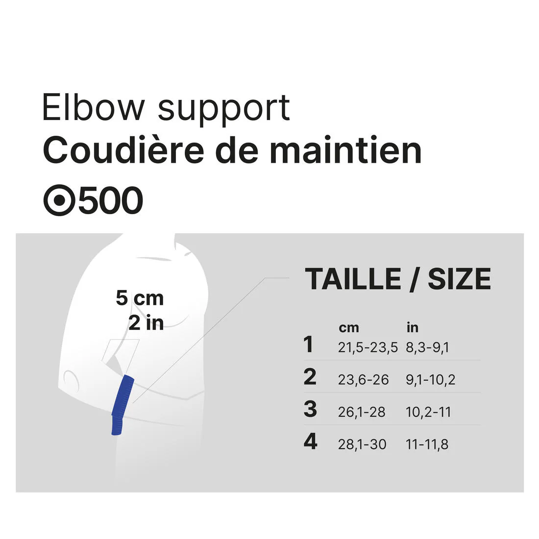 Seamless right or left elbow support - Image 2