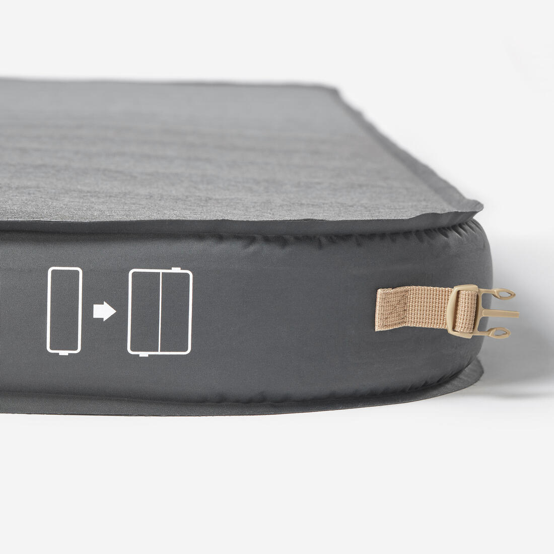 Self-inflating, 1-person camping mattress - Ultim Comfort, 200 x 70 cm - Grey - Image 7