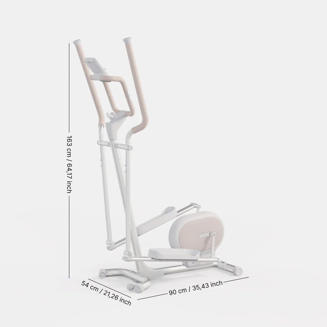 Self-powered 20-programme cross trainer, Initial Elliptical 300 - Image 4