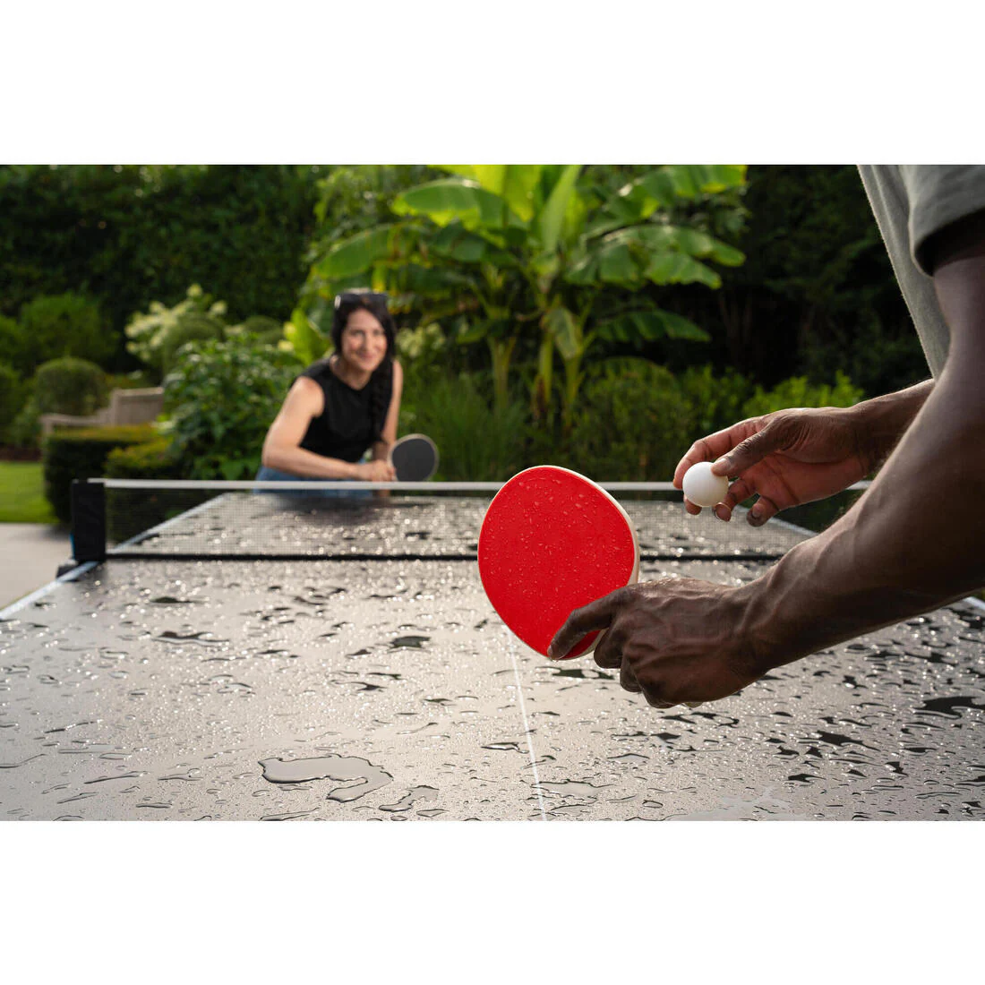 Set of 2 durable bats + 3 table tennis balls, PPR100 set - Image 16