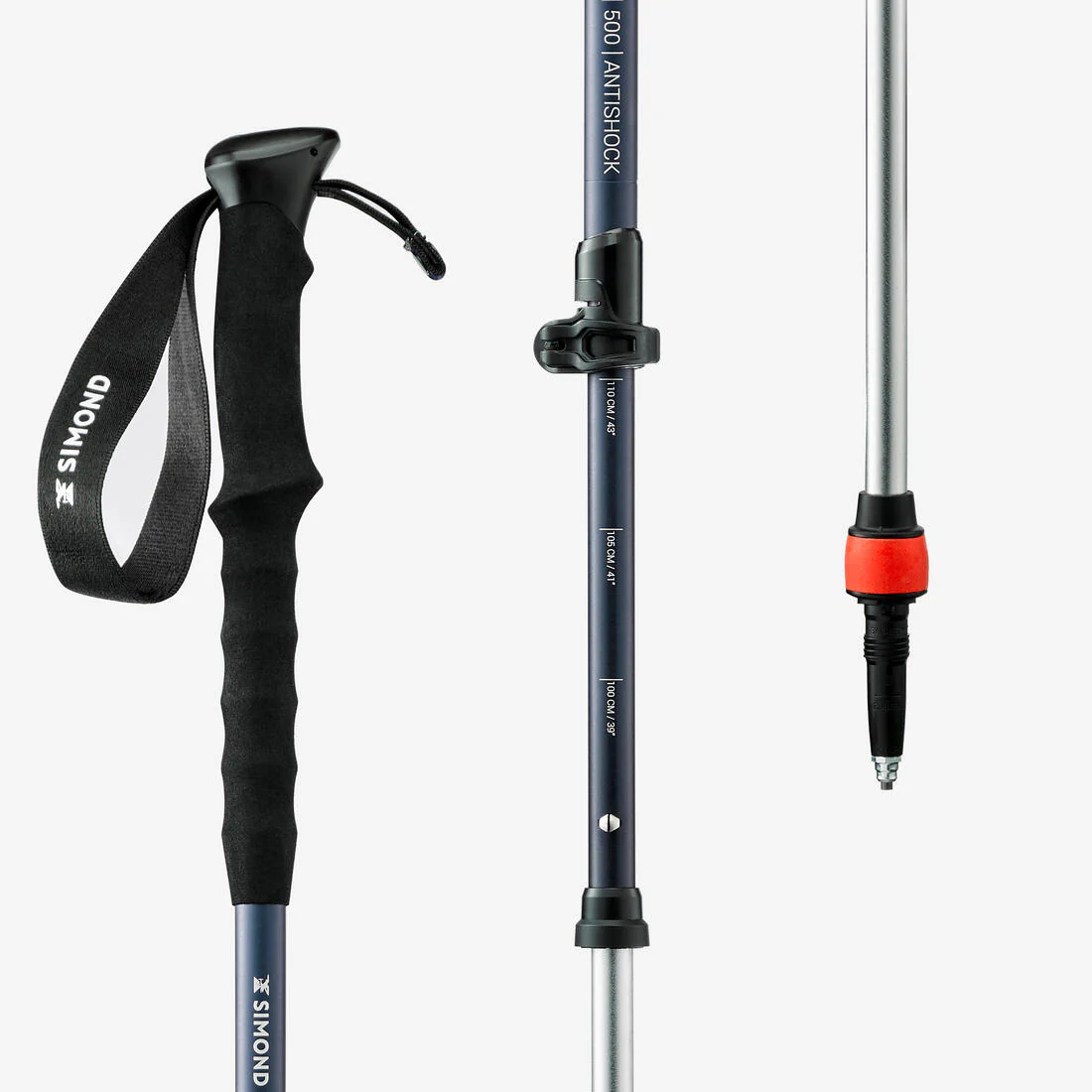 Shock-absorption hiking pole, MT500 shockproof - Image 3