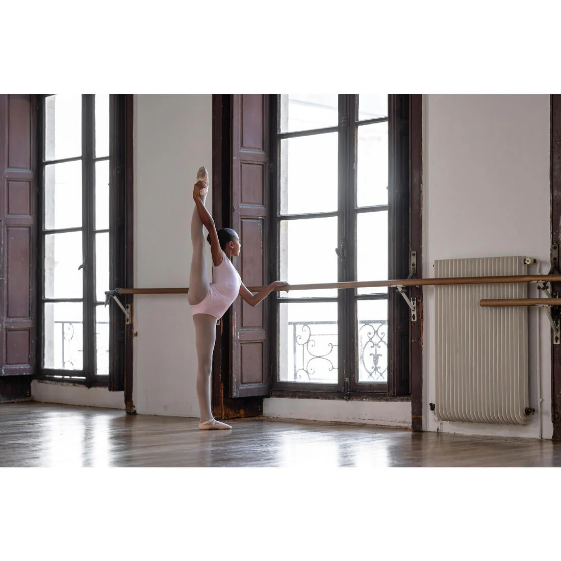 Short-Sleeved Dance Leotard - Pink - Image 6