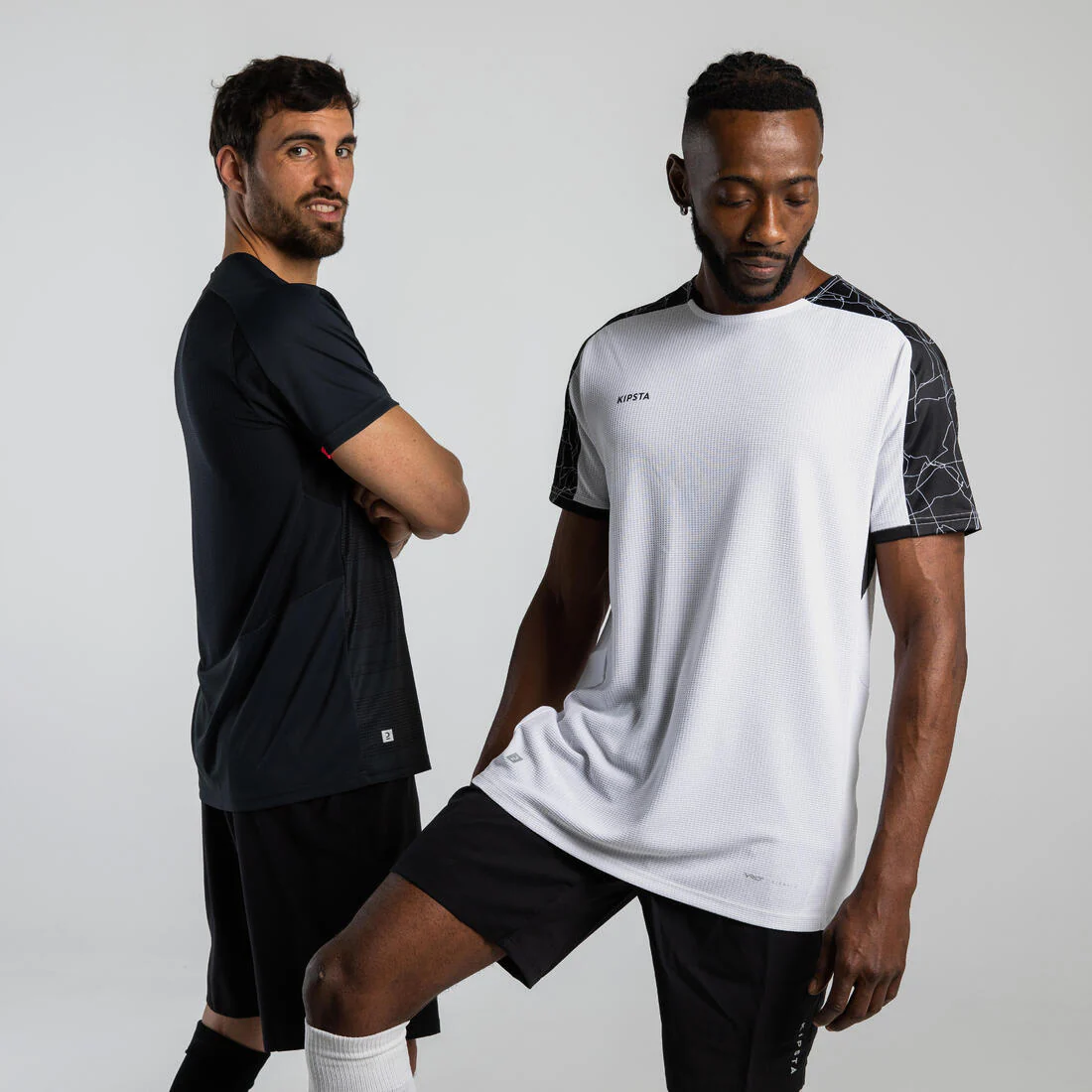 Short-Sleeved Football Shirt Viralto Solo - White & - Image 8