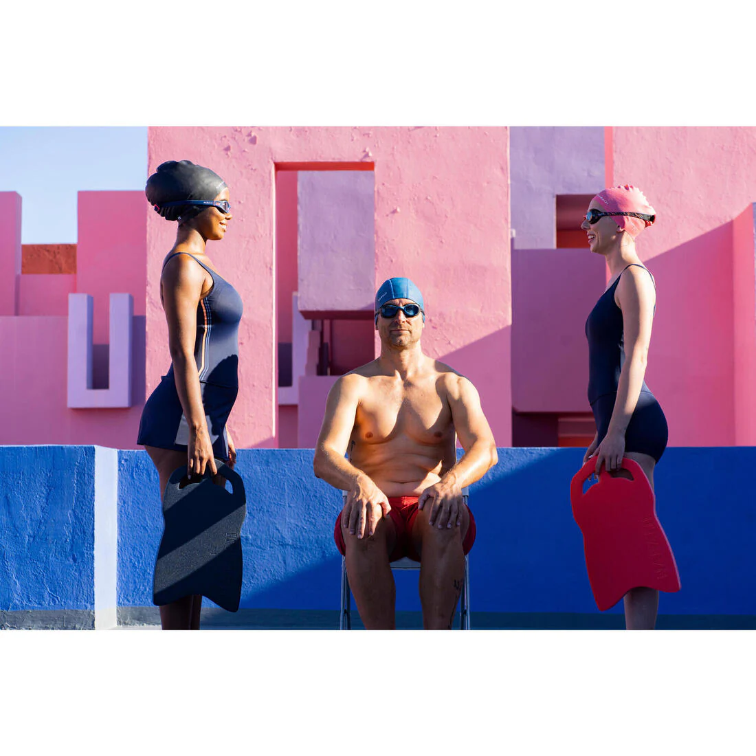 Silicone swimming cap - one size - long hair - Image 12